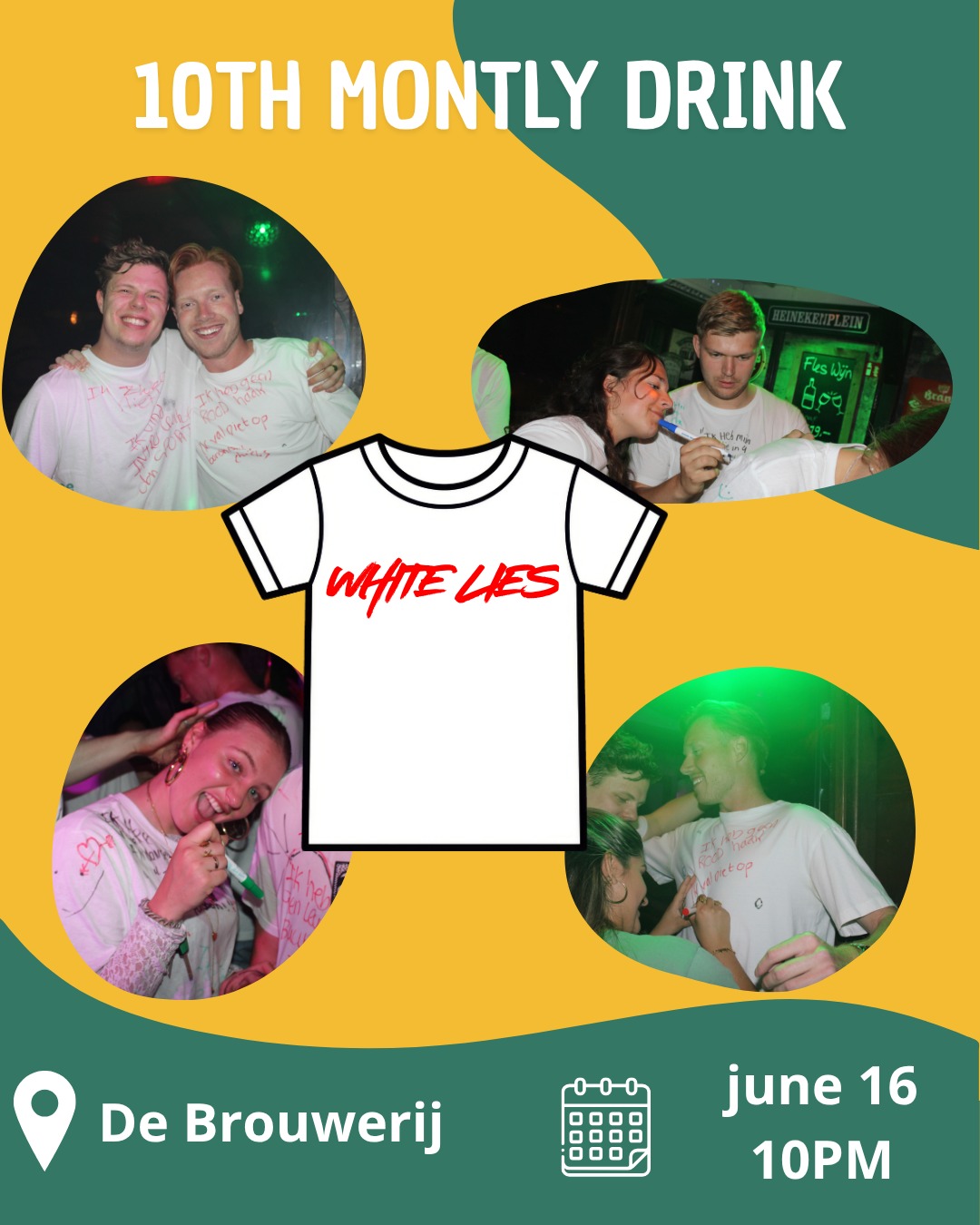 Tiende maandelijkse borrel // tenth monthly drink